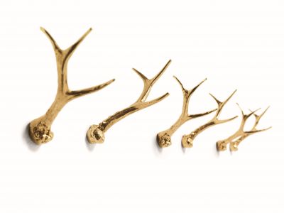 Hubertus coat hooks set of 2 Mogg